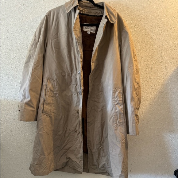 Vintage English Squire Jacket Mens 42 Brown  Coat Overcoat - Picture 1 of 3